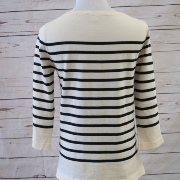 Marc Jacobs Sequin Heart Sweater Cream & Black - Picture 4 of 5